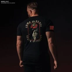 Death Rose T-Shirt - Black -Fashion Trend Clothing Store Model Info Poster 2000x2000 GS5469 DeathRose