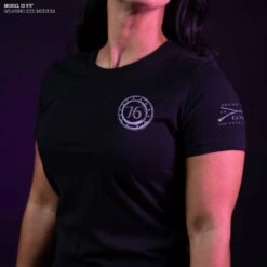 Women's Still I Rise Slim Fit T-Shirt - Black -Fashion Trend Clothing Store Model Info Poster 2000x2000 GS5567 StillIRiseWomen sSlimFitTee 2