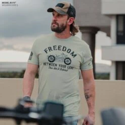 Freedom Between Your Legs T-Shirt - Light Sage -Fashion Trend Clothing Store Model Info Poster 2000x2000 GS5774FreedomBetweenYourLegs LightSage