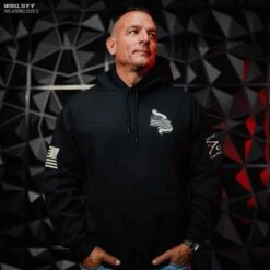 No Sacrifice No Victory Hoodie - Black 11 No Sacrifice No Victory Hoodie - Black -Fashion Trend Clothing Store Model Info Poster 2000x2000 GS5792NoSacrificeNoVictoryHoodie Black 1