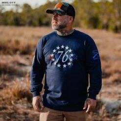 76 We The People Long Sleeve - Navy 9 76 We The People Long Sleeve - Navy -Fashion Trend Clothing Store Model Info Poster 2000x2000 GS579976WethePeopleLS Navy