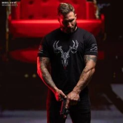 2A Rudy T-Shirt - Black -Fashion Trend Clothing Store Model Info Poster 2000x2000 GS58472ARudy