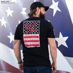 Grunt Style Stars & Bars T-Shirt - Black -Fashion Trend Clothing Store Model Info Poster 2000x2000 copy4 1