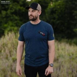 Kiss My Arsenal T-Shirt - Midnight Navy 11 Kiss My Arsenal T-Shirt - Midnight Navy -Fashion Trend Clothing Store Model Info Poster 2000x2000 copy GS6072KissMyArsenal MidnightNavy