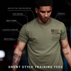 Improvise Adapt Overcome T-Shirt - Military Green -Fashion Trend Clothing Store Poster 2000x2000 DefinedByDiscipline Features GS5248