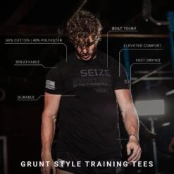 Seize Every Day T-Shirt - Black -Fashion Trend Clothing Store Poster 2000x2000 copy6 DefinedByDiscipline Features GS5250