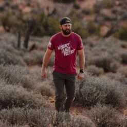 WTF II T-Shirt - Cardinal -Fashion Trend Clothing Store WebReady 2000x2000 DSC06289