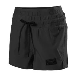 Women's Hybrid Short - Black -Fashion Trend Clothing Store ladies black shorts 1